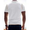Mens Short Sleeve Polo Shirts Button Down Golf Shirts Super Stretch Fashion Casual Raglan Shirts