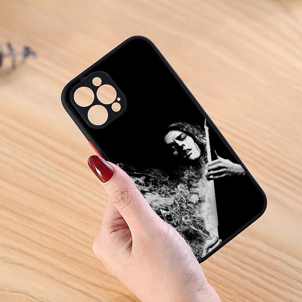 Old Deaths Mental Rock Phone Case Black Matte For IPhone 16ProMax 15 13 12 11 14 Pro Max Mini Plus SE2020 XS Max XR Cover