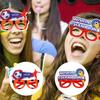 Voetbalfan Brillen Voetbalwedstrijd Voetbal Brillen Fotohokje Props Feest Brillen voor Voetbal Thema Verjaardagen Sportfeesten