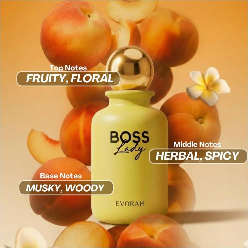 House Of Evorah Boss Lady Eau De Parfum (25 ml) – Citrus, Floral & Spicy Long-Lasting Scent |