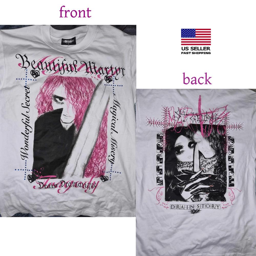 

Bladee Drain Gang Martyr Tour 2025 Drain Story Футболка Репринт Бавовна Повний Розмір Унісекс Футболка XXXXL