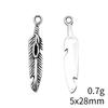 NewArrivals Charms Jewerly Making Feathers Leaf Charms Pendant Ornaments For Home Car Pendant