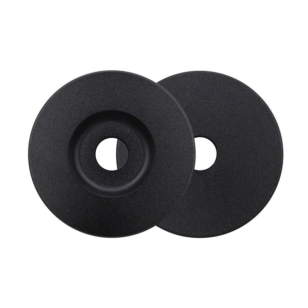 EP Record Adapter 7 Inch 45 Rotation Accessory Solid Aluminum Insert Adapter Mayrecords Black