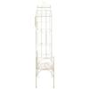 VidaXL Garden Bench 122 Cm Antique White Iron