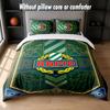 Rapid Wien FC Design Bed Bedding Set 1 Duvet Cover + 2 Pillowcases Soft Breathable Household Bed Linens