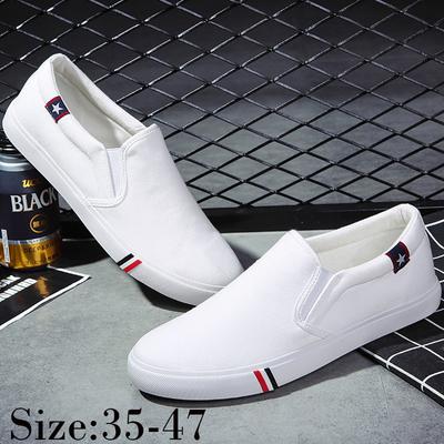 Sommer Casual Damen Canvas Schnür-Loafer-Schuhe mit flachem Boden, geschnürt, einfarbige Outdoor-Schuhe