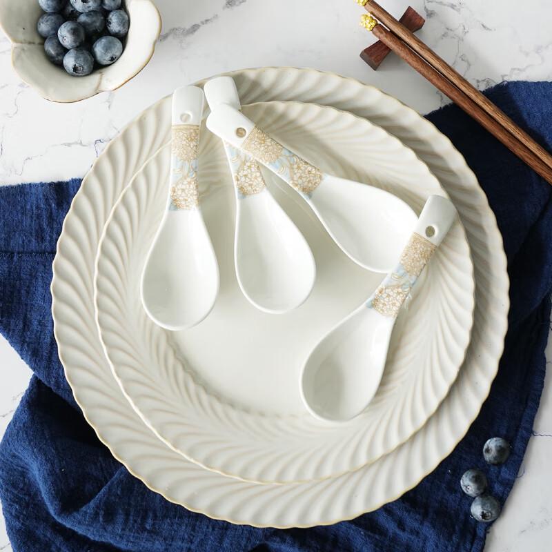 

Ceramic Soup and Rice Spoon Set