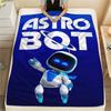1 buc. Pătură din flanelă cu imprimeu ASTRO BOT, Calitate înaltă, Confortabilă pentru toate anotimpurile, Decor pentru casă, Căldură și confort, Perfectă pentru cadouri de Crăciun