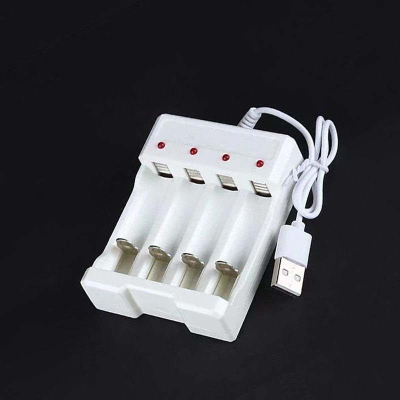 

Universal Multi-Slot USB Charger for 1.2V AA/AAA Ni-MH Batteries with Cable