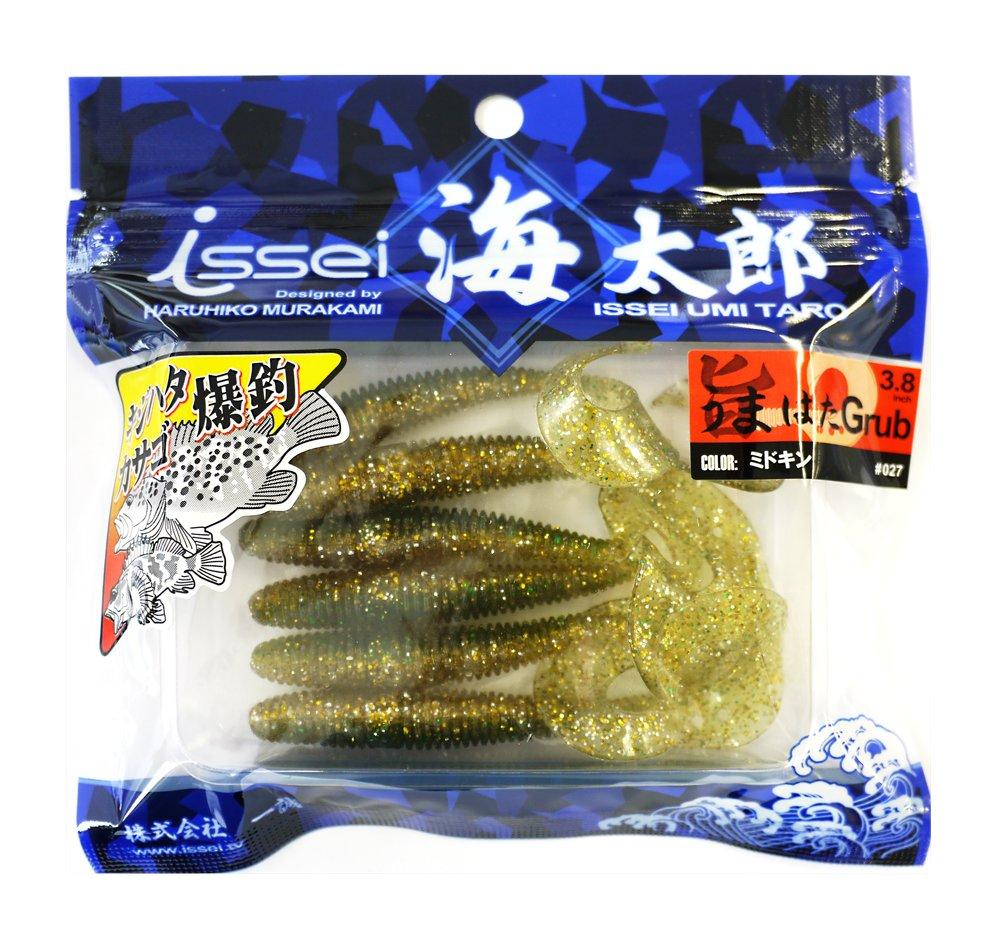 Issei Umitaro Worm Umahata Grub inch Midokin Lure 3.8 #027
