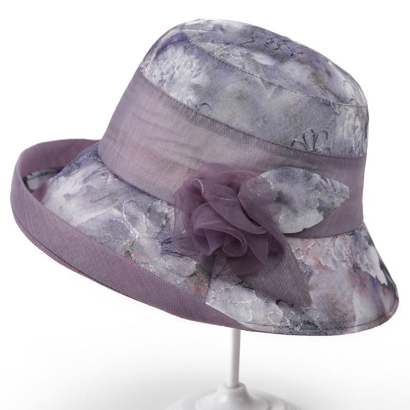 Summer new sun hat women casual sun hat travel sunscreen basin hat elderly bucket hat