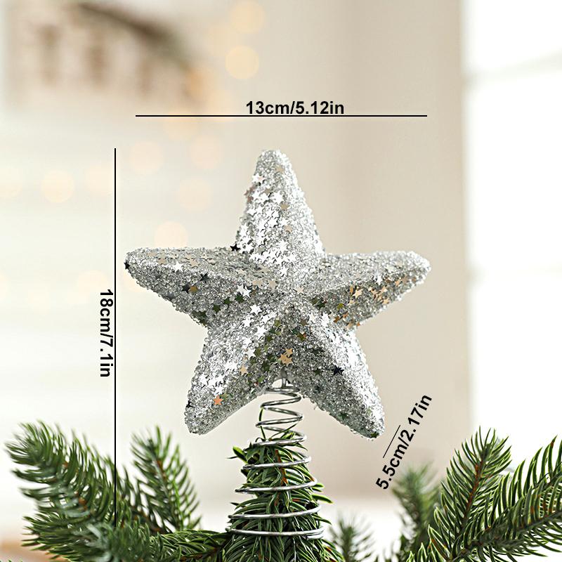 Luxury Silver Shining Christmas Tree Pendant & Drop Ornament Foamed Plastic  Christmas Ball Ornaments Home New Year Decoration