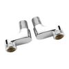 652F Easy installs Brass Shower Adapters Threaded Design Bathroom Faucet Connection Bathroom Fixture Reducers Adapters for Home