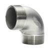 Threaded 90 Degree Pipe Elbow DN8-50 Stainless Steel Pipe Fitting Male Thread Elbow  Pipeline