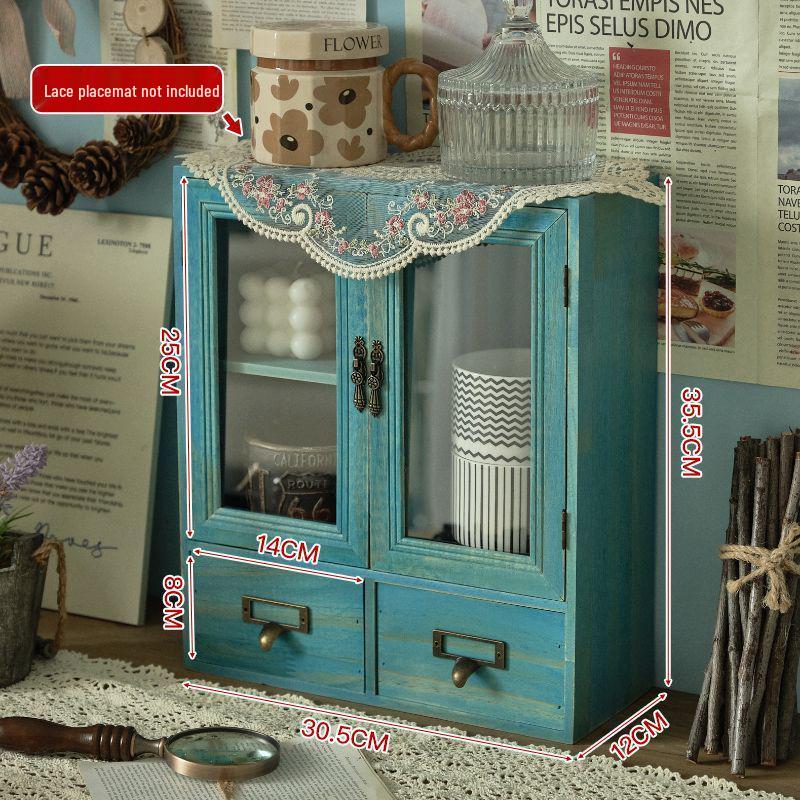 Solid Wood Multi-Layer Desktop Organizer: Office Desk & Cosmetics Storage Rack for Clutter-Free Spaces