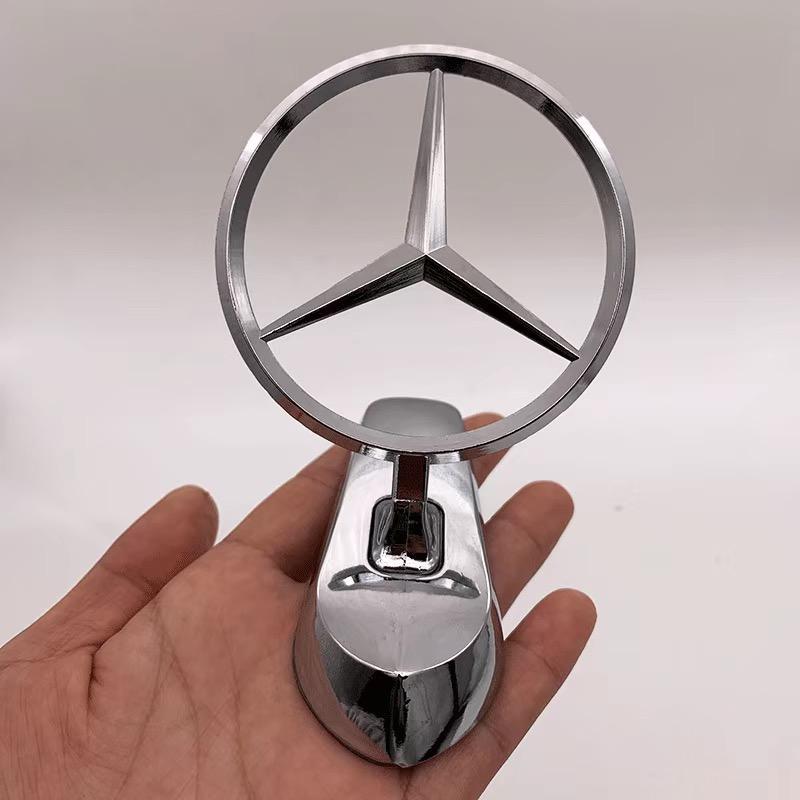Mercedes-Benz Emblem, Mercedes-Benz Front Emblemhood Emblem Car logo3D Metal Emblem for the Hood of a Mercedes-Benz
