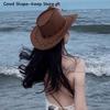 Fashion West Fancy Dress Party Headwear Unisex Cap Women Men Cowboy Hat Western Suede Cowgirl Hats Accessories