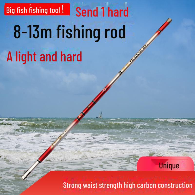 Ultra-Light and Ultra-Hard Fishing Rod: 9-13 Meters, Traditional Long Section Hand Rod