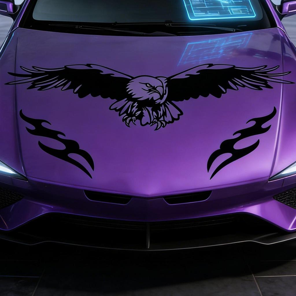 Car Stickers And Decals UV-Resistant Eagle Adhesive Fashion Decor Eagles Bumper Sticker For Vehicles Auto Truck Hood DIY