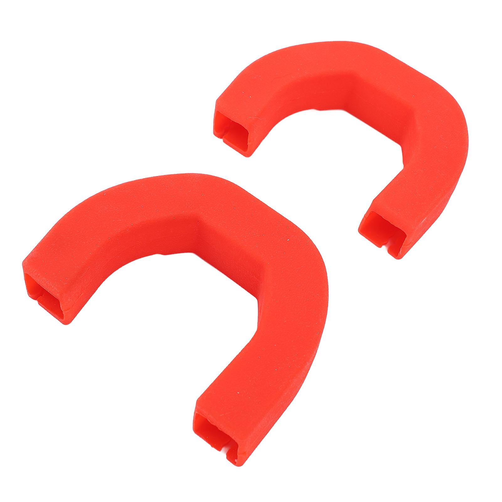 

2PCS Tow Hooks Covers Car Front Bumper Silicone Sleeve Protector Exterior Decoration Replacement