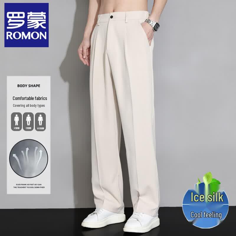 Romone Men s Ice Silk Casual Apparel L