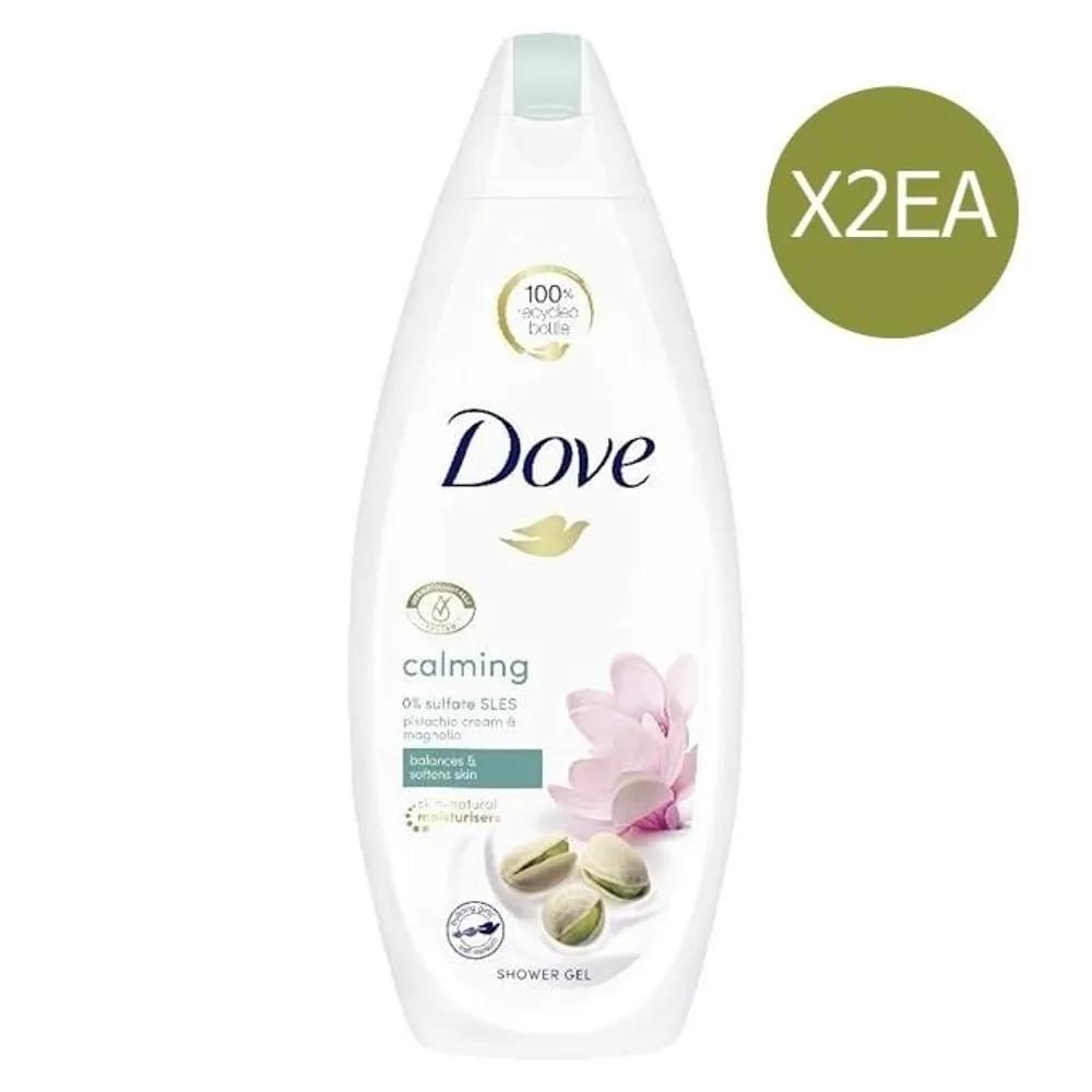 Гель для душа Dove «Чистый фисташковый» 250 мл x 2 упаковки