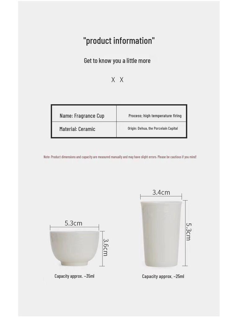 Sitaozhai Aroma Tea Tasting Cup - Single Ceramic Tea Ceremony Cup for Personal Use