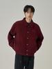 SUPERDRY Corduroy Collar Jacket Burgundy