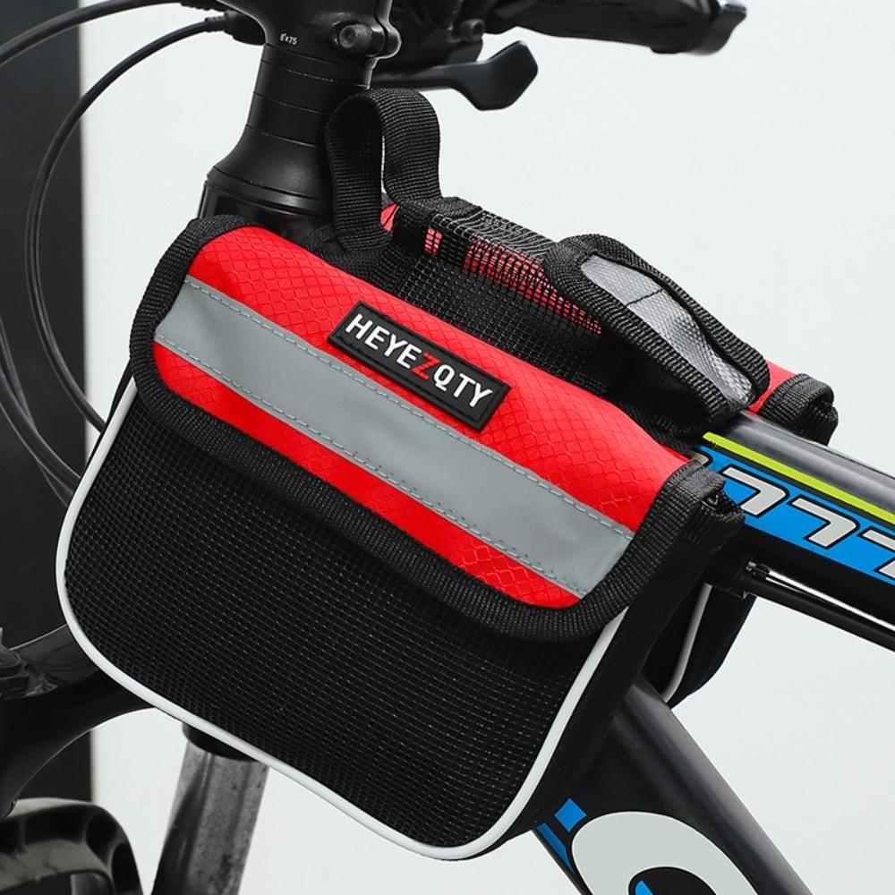 Large Capacity Bicycle Saddle Bag Waterproof Mountain Bike Crossbar Bag Cycling Accessories