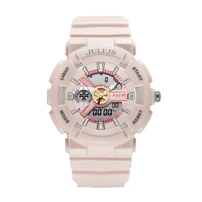 Genuine Goods Julius New Arrival Digital Watch Female Ins Style Large Dial Unicorn Sports Luminous Neutral Electronic Watch