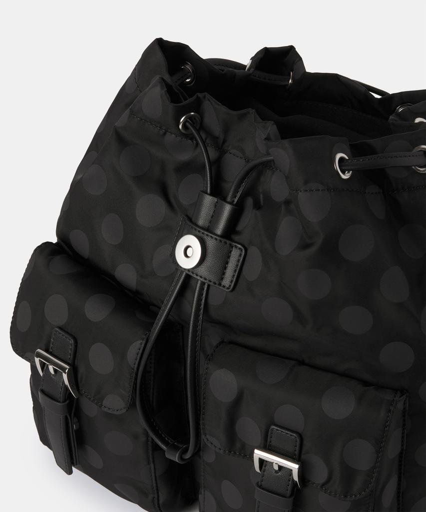 Musinsa Standard Woman Women'S Polka Dot Flap Mini Backpack [Black]