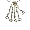 Adjustable Finger Ring Bracelet Metal Skeleton Bracelets Halloween Hand Bone Bracelet  Party