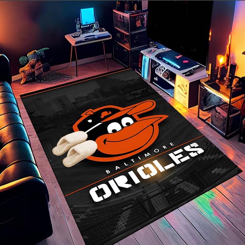 Baltimore Basketball Area Rug Suitable for Indoor And Outdoor,Carpets for Kitchens, Homes, Offices, Living Rooms,Home Decor,Christmas Gift