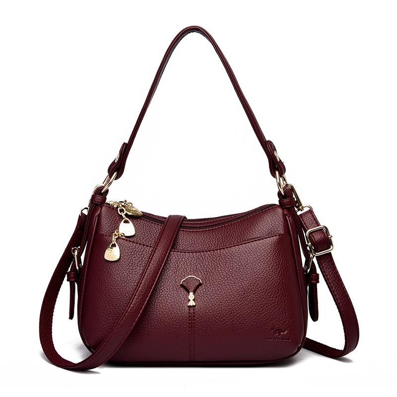 Fashionable Single-shoulder Crossbody Bag, Simple Mom Bag, Retro Small Square Bag