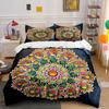 "Radiant Floral Kaleidoscope." Bedding Sets Duvet Covers Pillowcases(1* Duvet Cover 2* Pillowcases Without Duvet Insert)