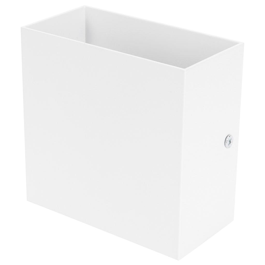 LED Wall Light 7W Indoor Square Lamp Bedroom Hallway Porch Balcony Decoration 100265V(White ShellWarm Light )