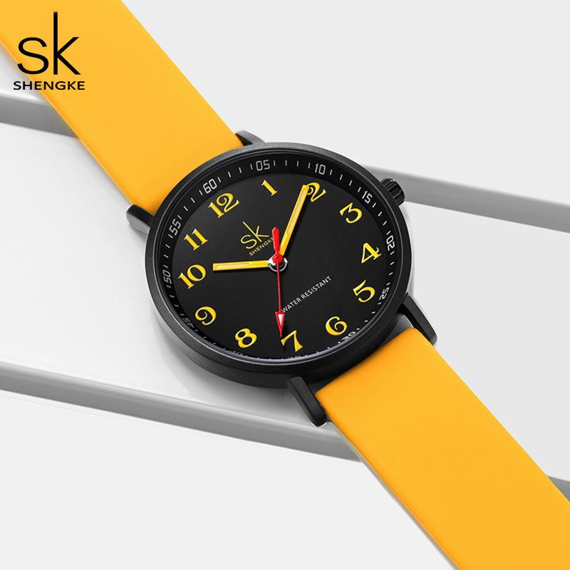 Ladies Watch Women'S Simple Sports Silicone Tape Waterproof Quartz Watch Student Watch Women'S Watch 0166