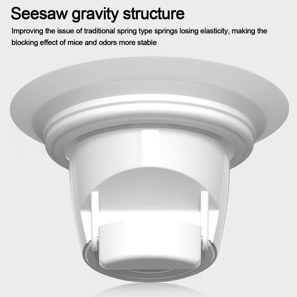 Weiße Hockpfanne, geruchshemmender Stecker, geruchshemmende, blockierende Abdeckung, Badezimmer-Hocktoilette