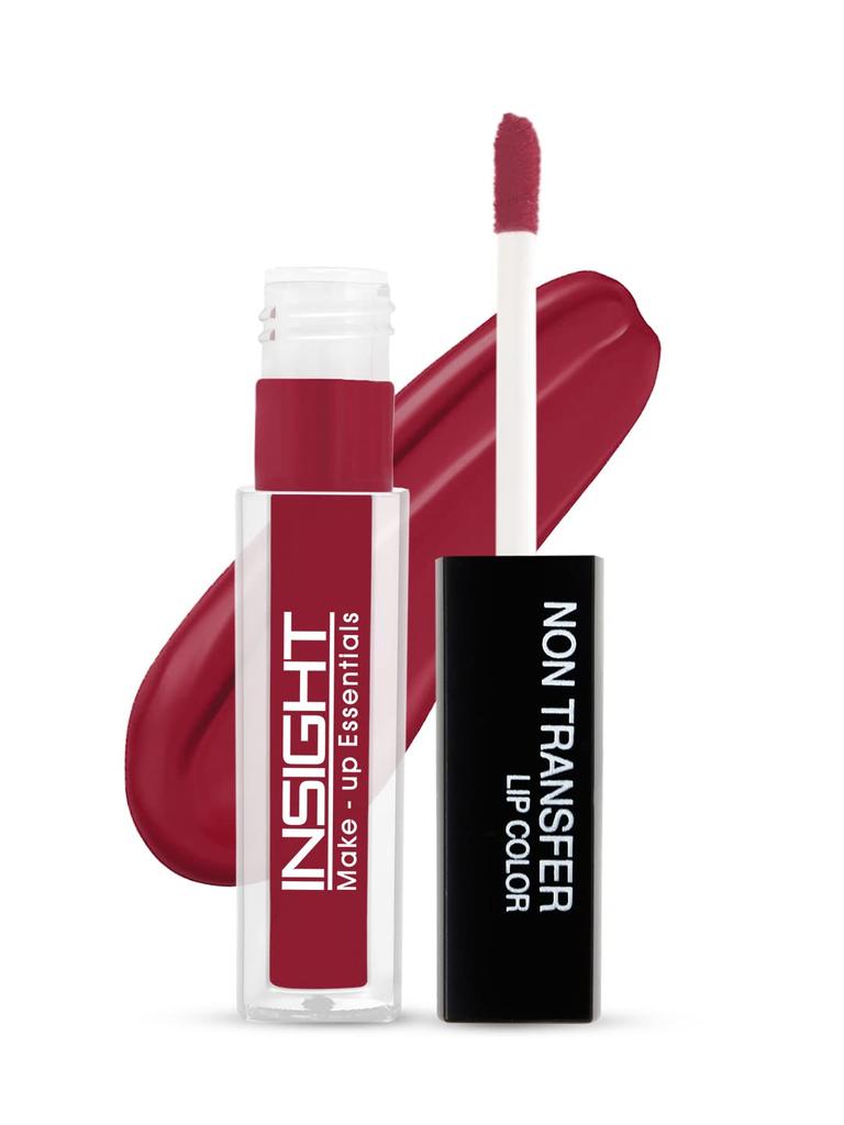 INSIGHT Non Transfer Matte Lip Color, 4Ml (12 Red Room) & Lip Color, 4Ml (05 Cocoa Plum)