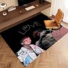 1 Stück Lil Peep Druck Teppich - Weich, Waschbar, Rutschfest, Innenmatte, Wohnzimmer, Home Office Dekorativer Teppich, Büro Dekorativ