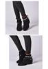 2021 Frühling & Herbst Damen Übergröße Schnallenmode Schuhe