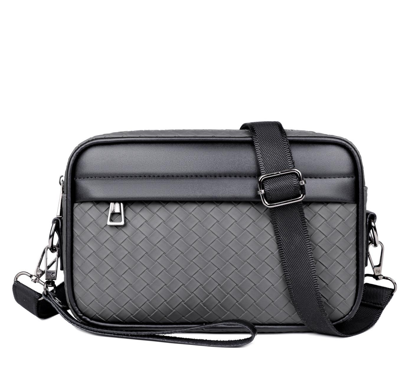 

Мужская сумка через плечо на одно плечо, портативный небольшой рюкзак серый