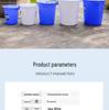 Extra Large Thickened Plastic Bucket with Lid for Household, Water Storage, Enzyme Fermentation
