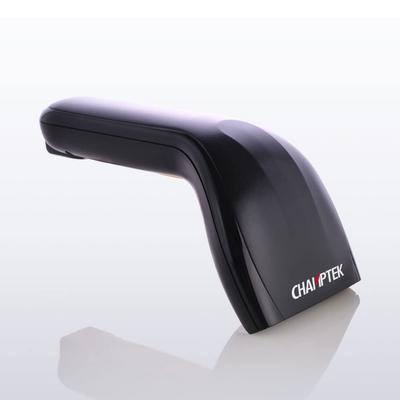 Champtek SD120 Touch-Type CCD Barcode Reader (USB Type-A Connection) with LCD Reading Capability! GS1 Code Compatible! Black