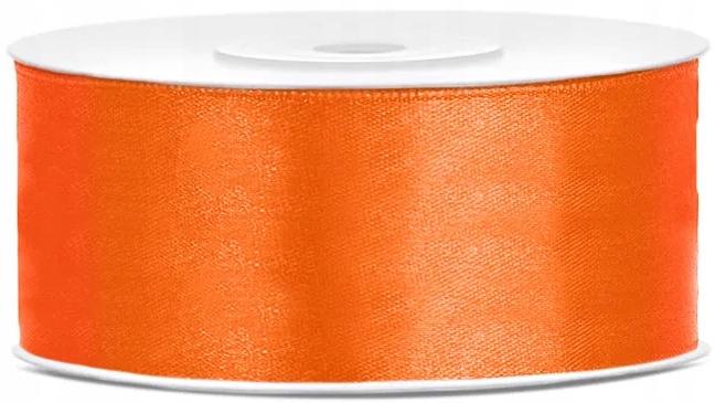 Orange Satin Ribbon Decorative Halloween 25mm 25m