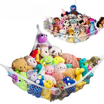 Voor Speelgoed Hangmat Gaas Kinderkamer Opbergruimte Kinderkamer Teddybeer Net Kind Organizer Knuffels Handdoeken Opgeruimd Zachte Opberg