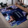 Michael Olise Flannel Printed Carpet, Home Sofa Decoration for Living Room & Bedroom, Non‑Slip Play Flannel Floor Mat for Game Room