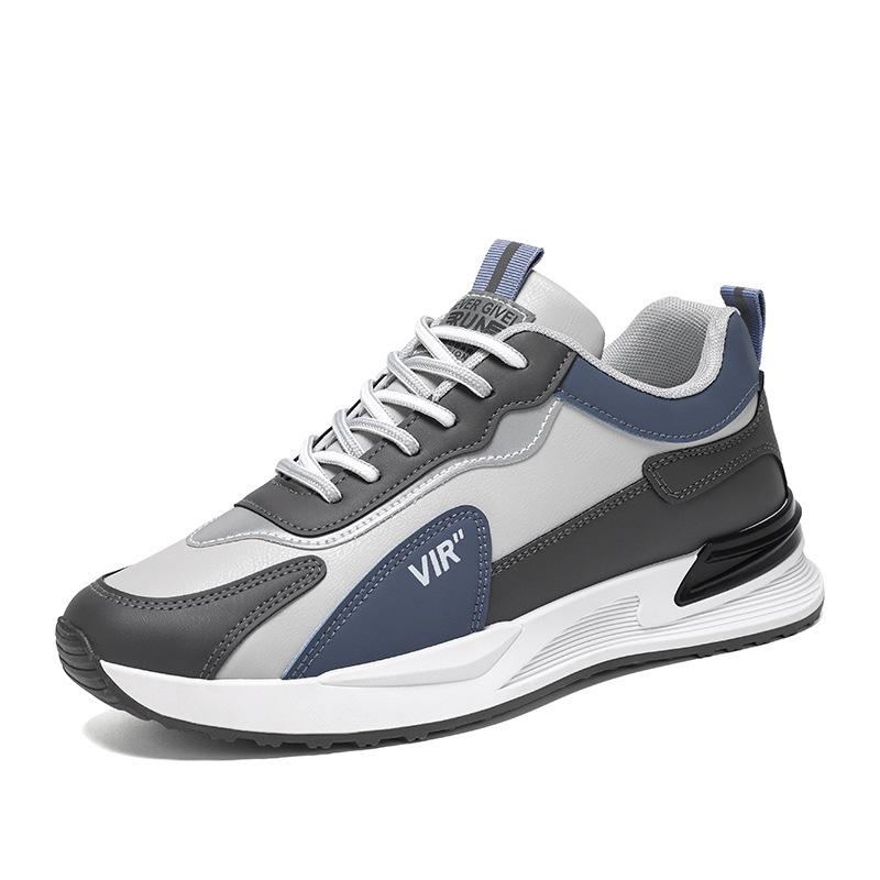 Spring 2024 Men's Breathable Korean-Style Trendy Thick-Soled Dad Sneakers
