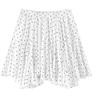 Semir Women's Polka Dot Patchwork Short Skirt