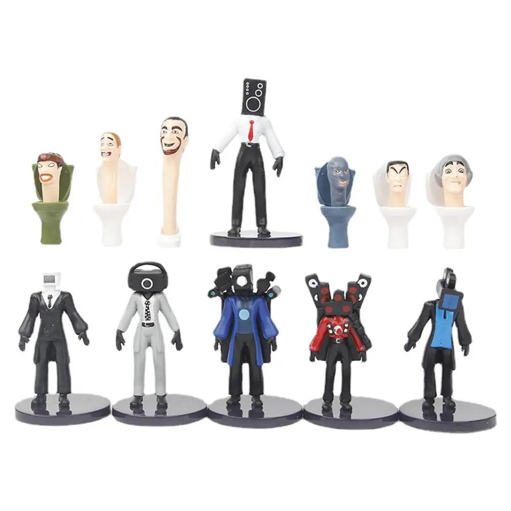 12 шт. новая игра Skibidi Toilet фигурки Туалетный Человек, Человек-Монитор, Аудио Человек, Человек-Камера, украшения